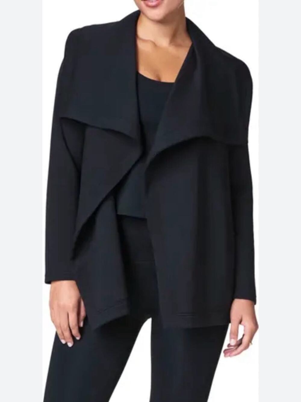 Spanx Women's AirEssentials Open Wrap Cardigan - Black - Small